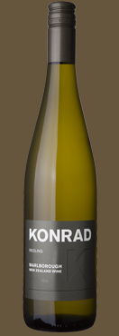 Konrad Wines Riesling, the grapes of which were grown in Marlborough, New Zealand.